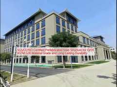 Q235 ASTM G30 材料グレードと長持ち耐久性のためのSGS/CE/ISO認定プリファブリック鋼構造物